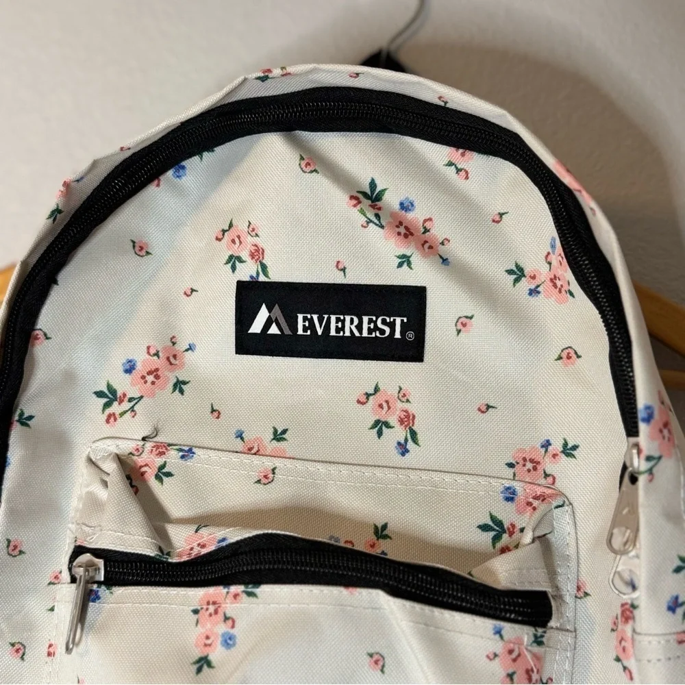 Kids Everest White Floral Backpack